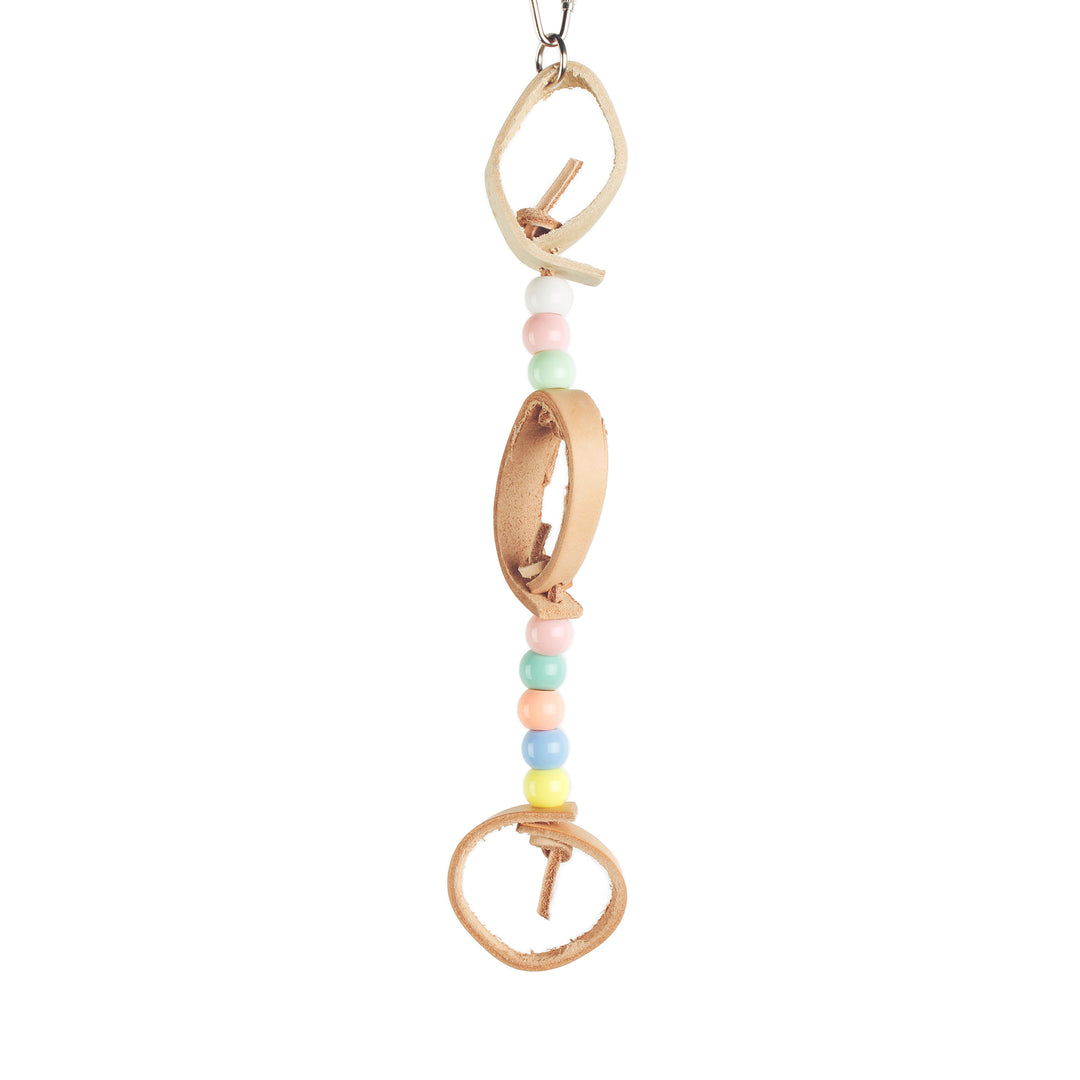 Aria Leather Loops - Chew Bird Toy #2282