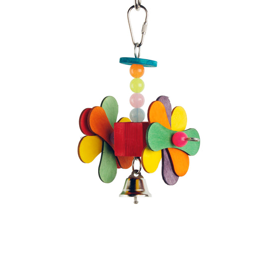 Aria Petal Spin - Small Interactive Chew Bird Toy #2283