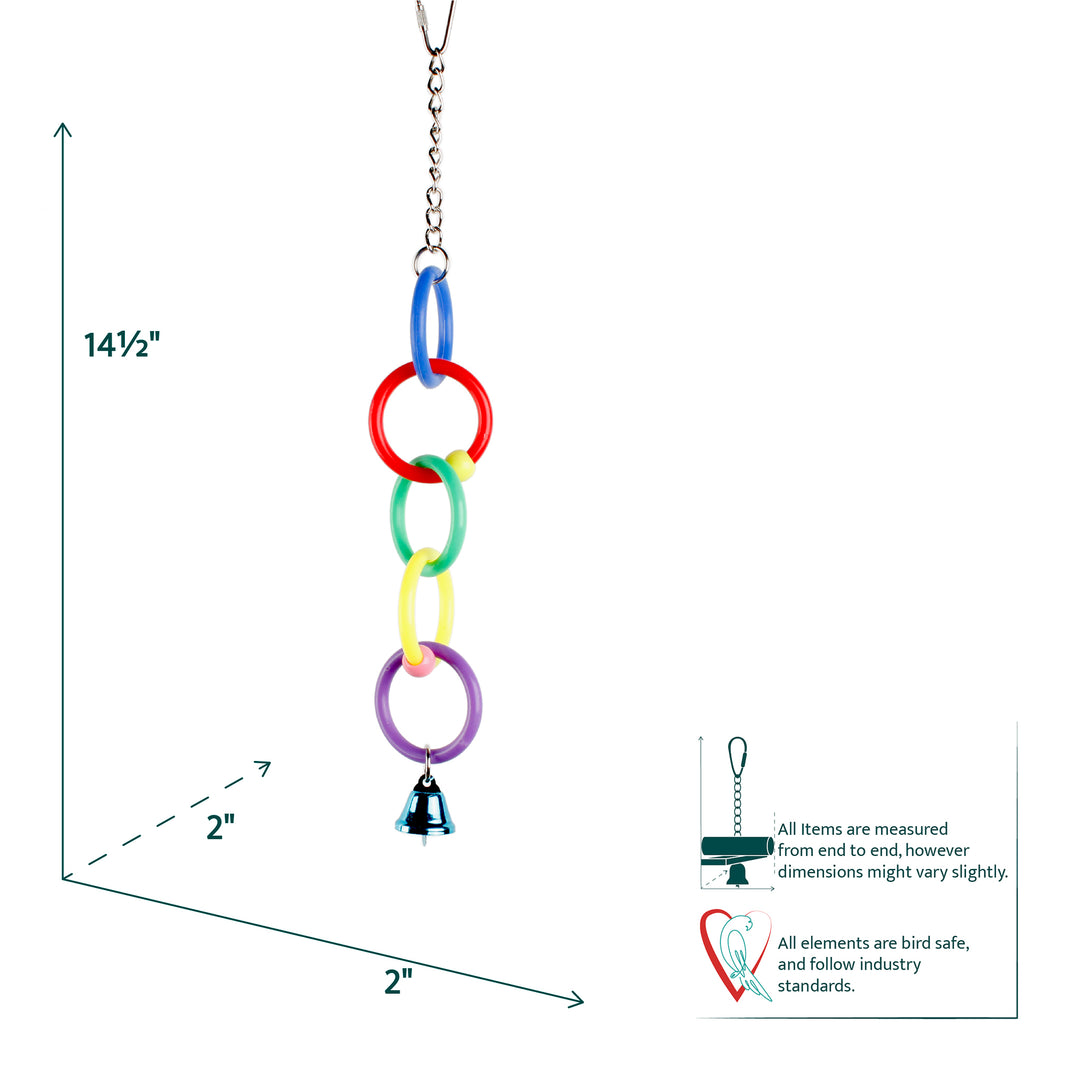 Aria Simple Rings - Bird Chew Toy #2298