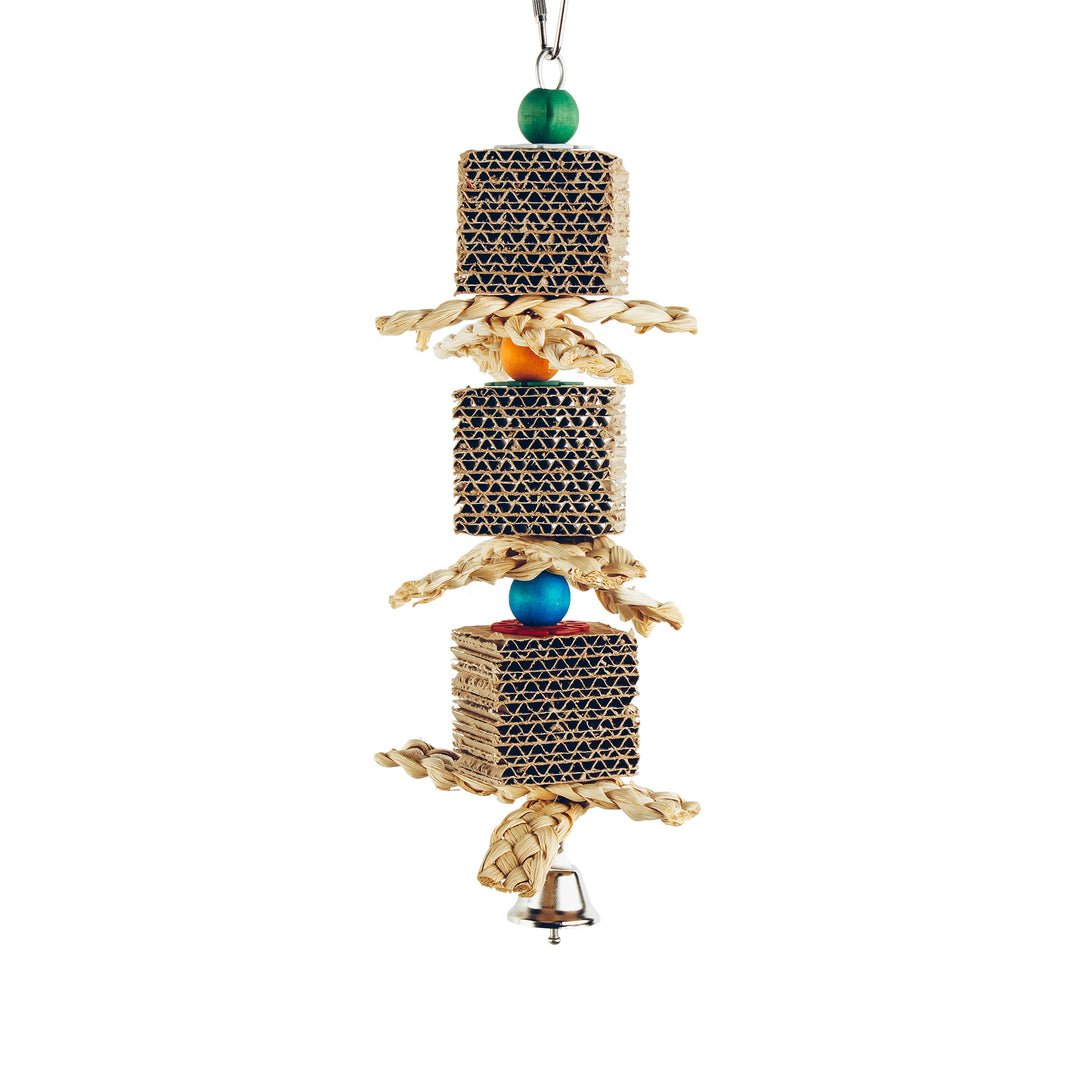 Aria Cardboard & Braids - Chew Bird Toy #2307