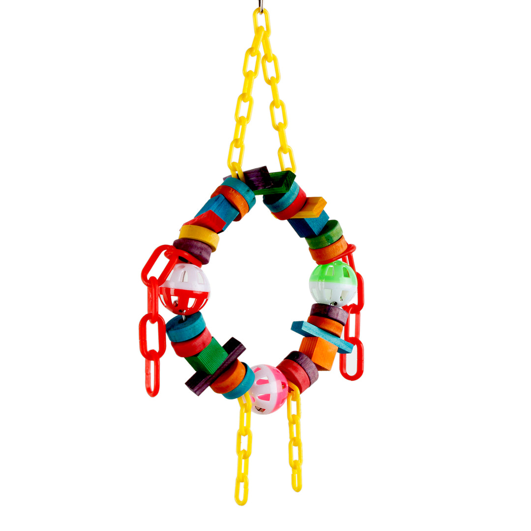 Aria Rainbow Ring & Things - Chew Bird Toy #2312