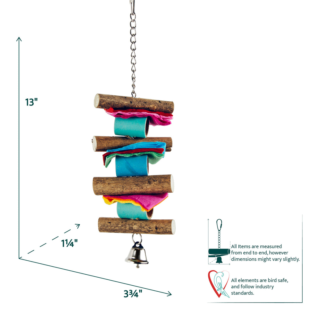 Aria Tissue & Twigs - Chew Bird Toy #2315