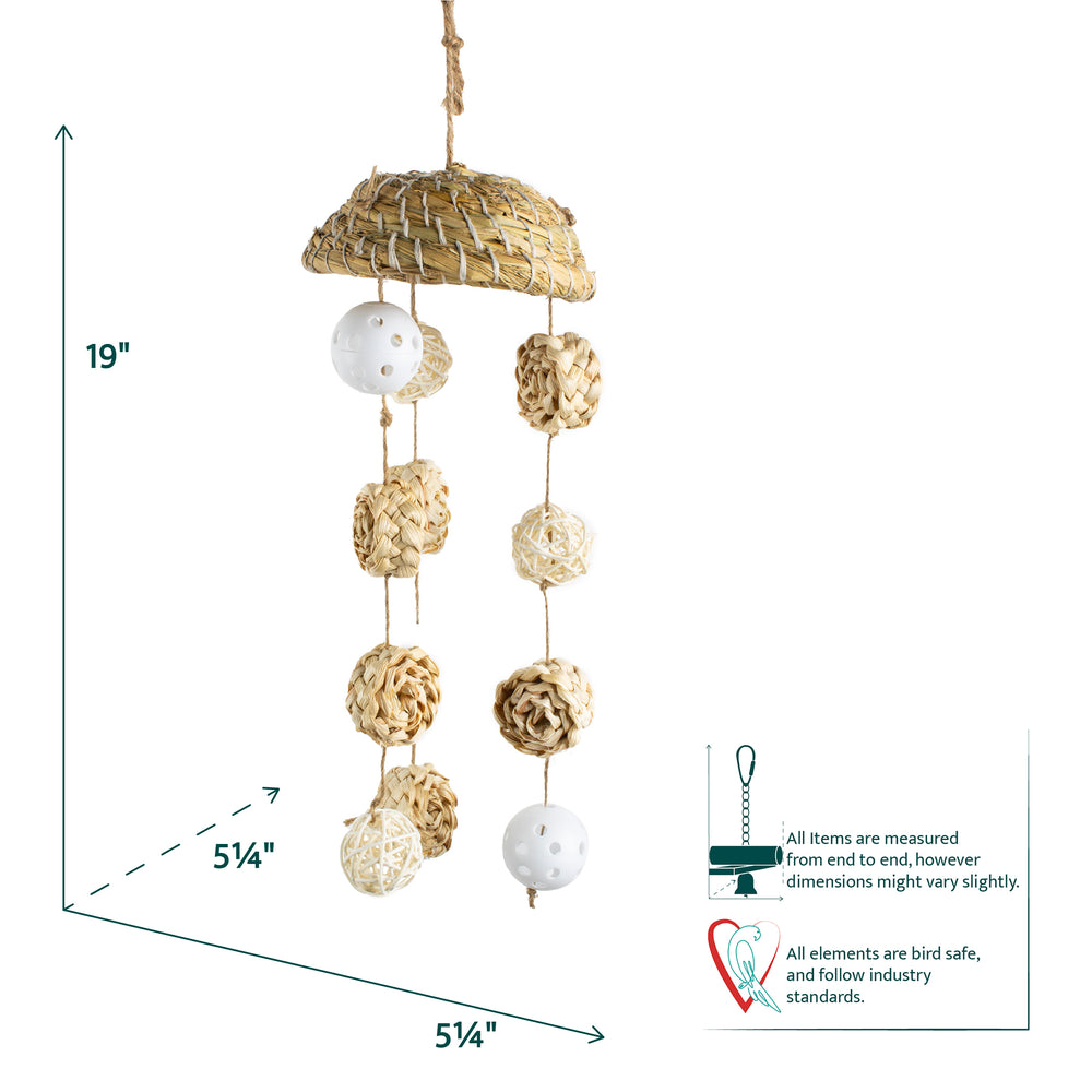 Aria Wiffle Wobbler - Chew Bird Toy #2319