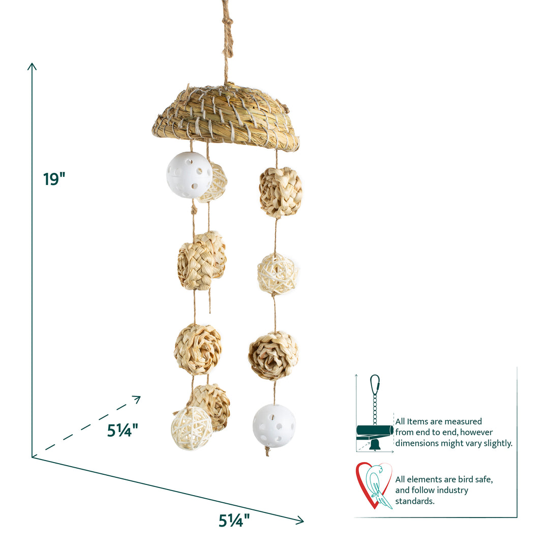 Aria Wiffle Wobbler - Chew Bird Toy #2319