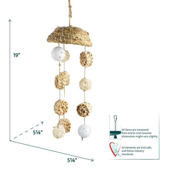 Aria Wiffle Wobbler - Chew Bird Toy #2319