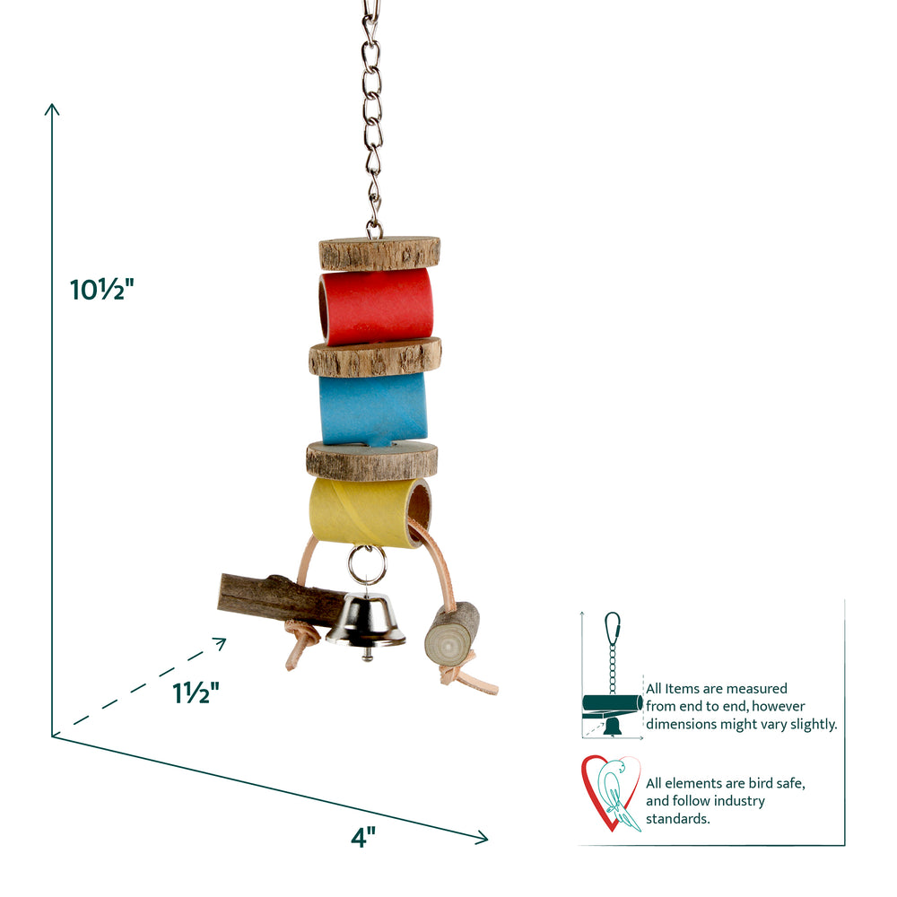 Aria Bagel Boo - Chew Bird Toy #2320