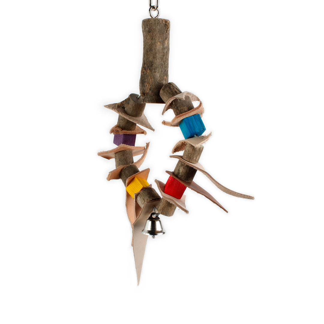 Aria Loopy Louie Leather - Chew Bird Toy #2322