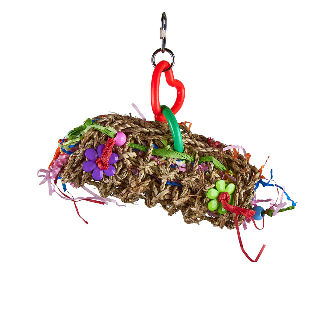 Aria Peek-a-boo Pouch - Chew & Foraging Bird Toy #2428
