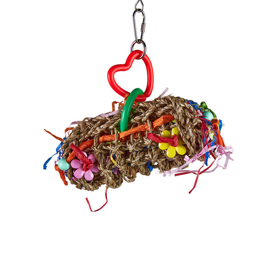 Aria Peek-a-boo Pouch - Chew & Foraging Bird Toy #2428