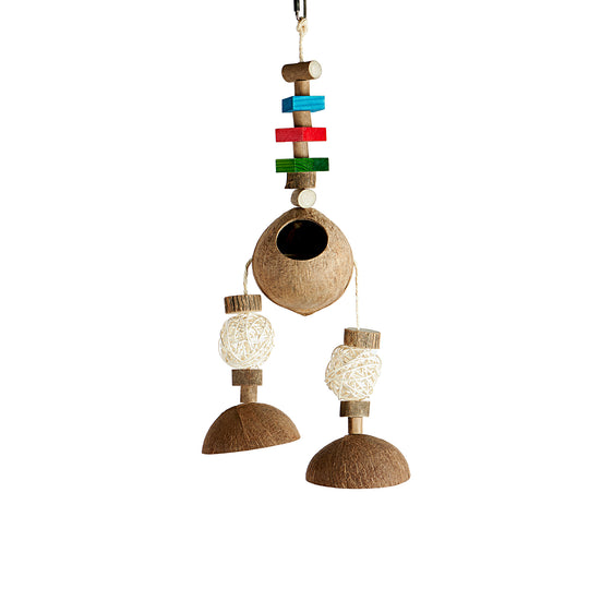 Aria Coco Stomper - Extra-Large Chew & Foraging Bird Toy #2482