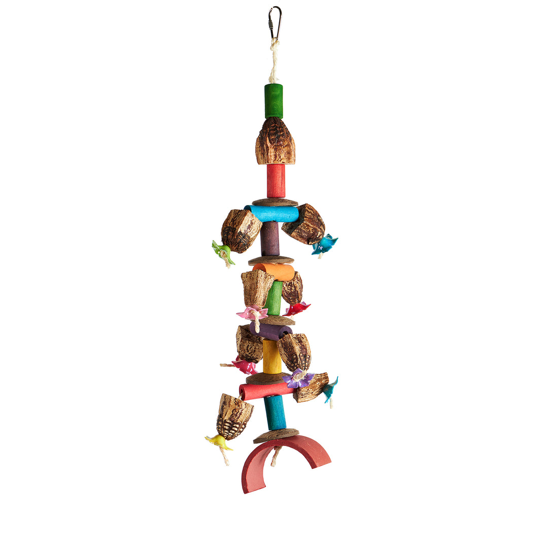 Aria Mahogany Arms - Large Chew Bird Toy #2505
