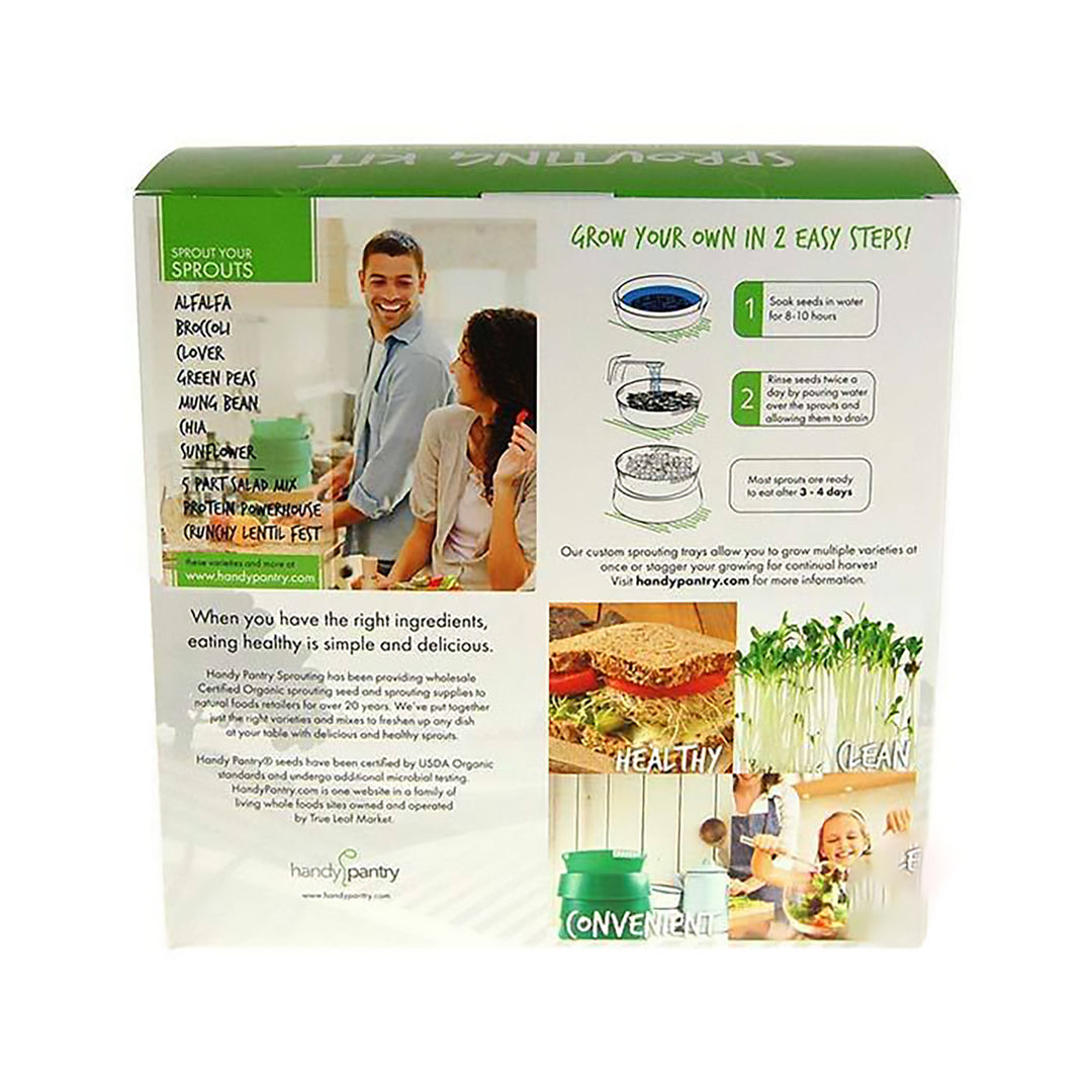 Handy Pantry Sprout Garden 3 Tray Stackable Seed Sprouter