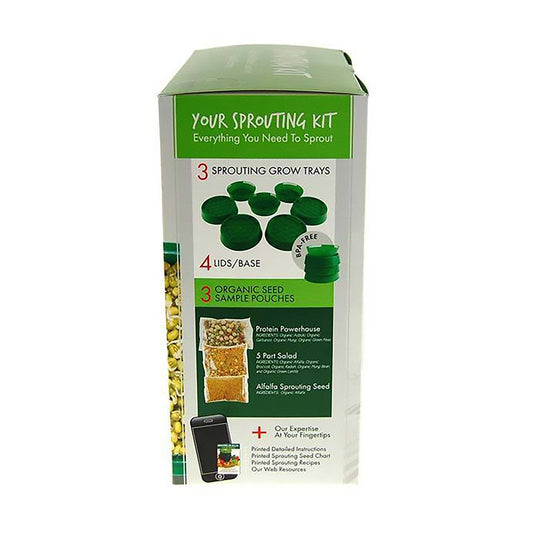 Handy Pantry Sprout Garden 3 Tray Stackable Seed Sprouter