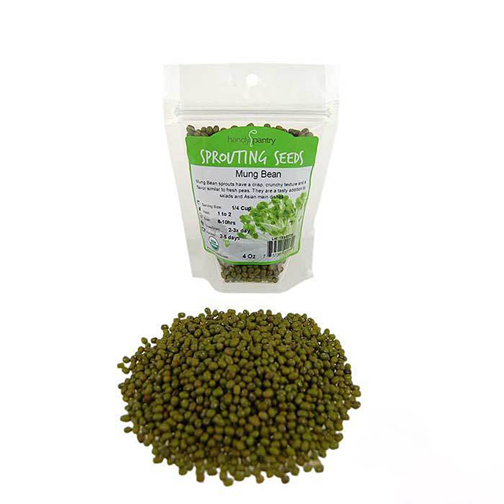 Handy Pantry Sprouting Seeds Mung Bean Organic - 4oz
