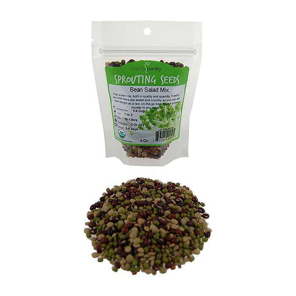Handy Pantry Sprouting Seeds Bean Salad Mix Organic - 4oz