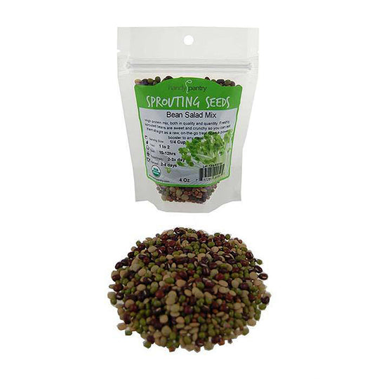 Handy Pantry Sprouting Seeds Bean Salad Mix Organic - 4oz