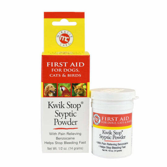 Miracle Care Kwik Stop Styptic Powder 0.5oz