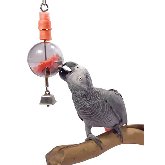 Caitec Featherland Paradise Foraging Sphere - Puzzle Treat Dispenser Bird Toy