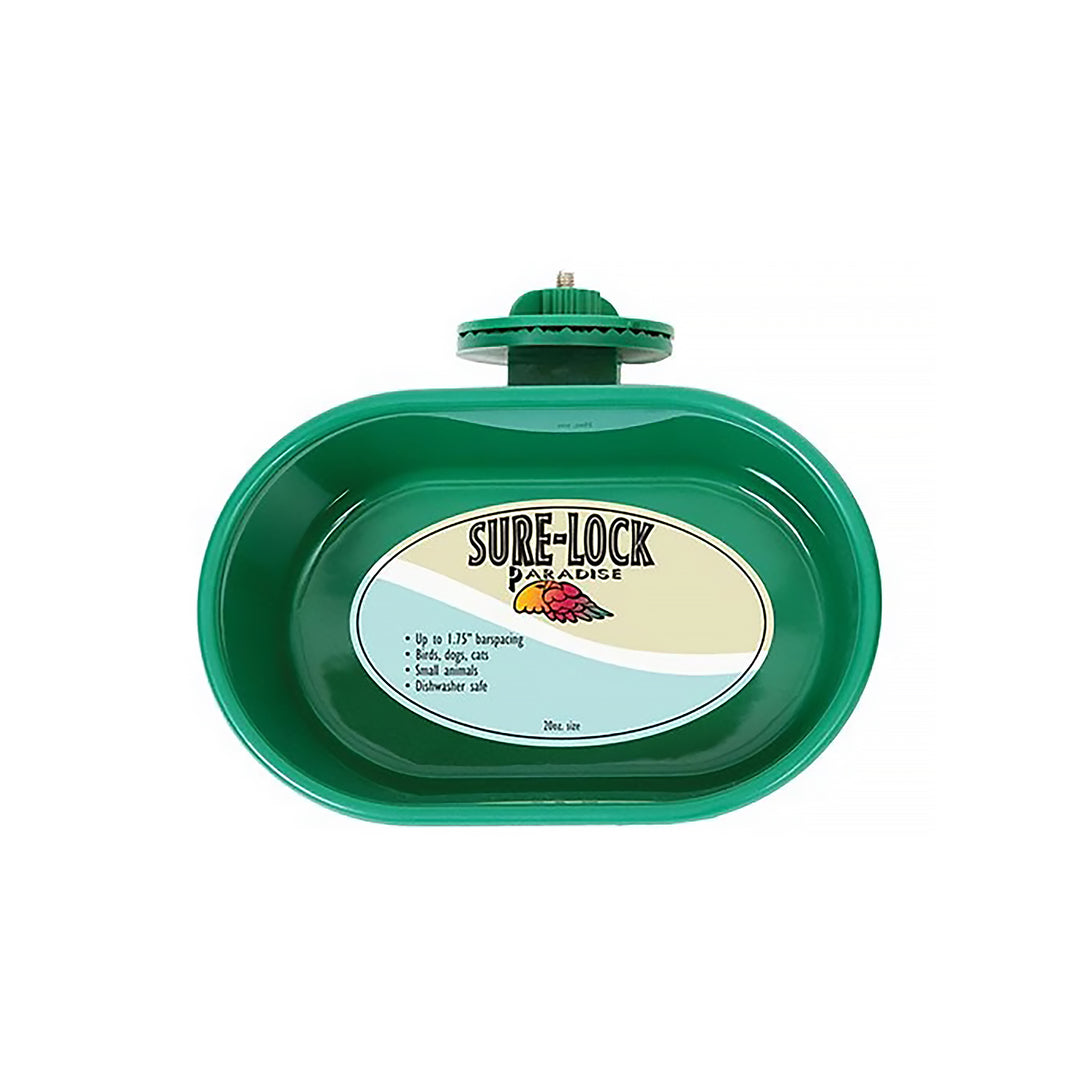 Caitec Featherland Paradise Sure-Lock Cup - Bird Cage Food Dish Large 20oz