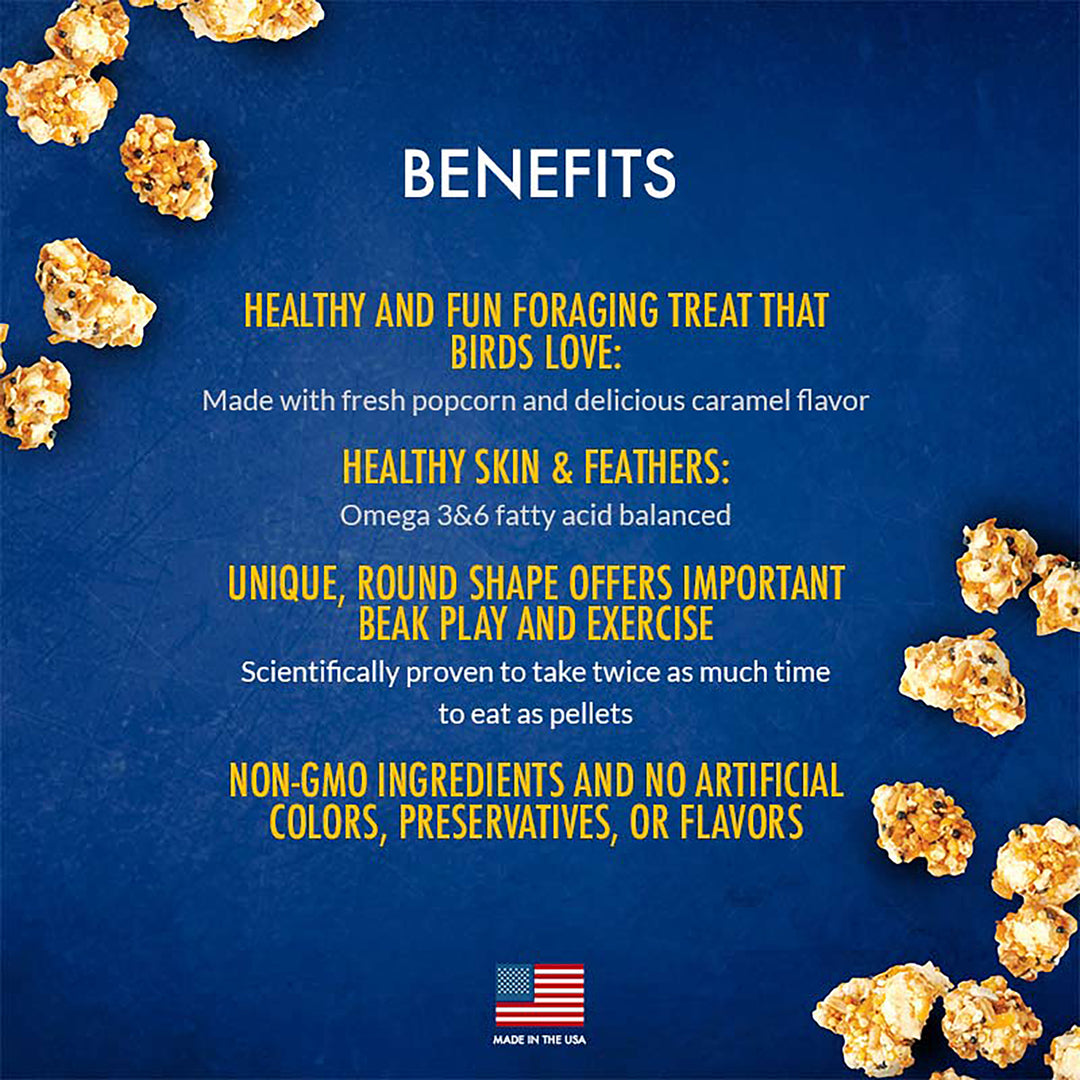 Lafeber's Cockatiel Popcorn Nutri-Berrie Treats - 4oz