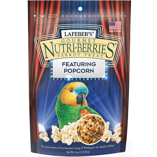 Lafeber's Parrot Popcorn Nutri-Berrie Treats - 4oz