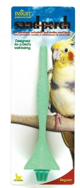 JW Pet InSight Sand Perch Large / Regular - Pedicure Bird Perch