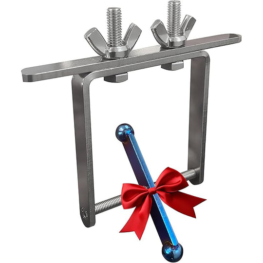 Busy Bird Busy Spinner Blue Flame Stainless Steel Spinner Bird Toy with Traveling Spinner - Durable Puzzle Enrichment Toy