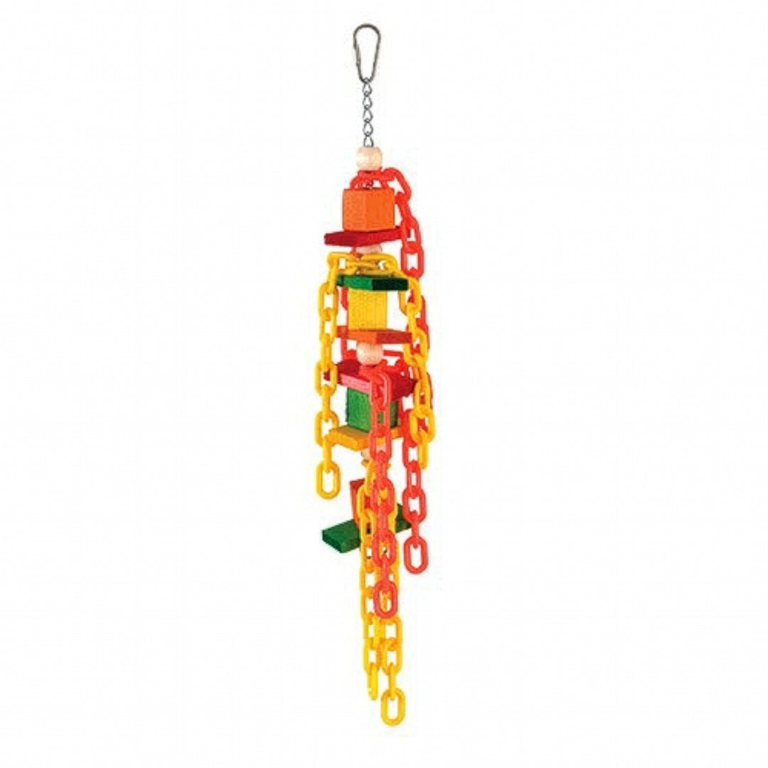 Caitec Featherland Paradise Pull N Tug Small - Chew Bird Toy