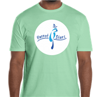 Parrot Stars T-Shirt - Bright Green