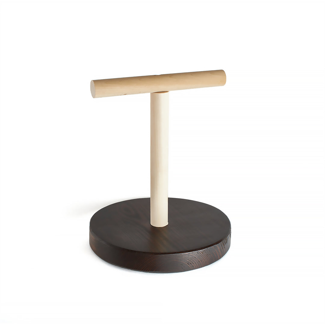 Aria Stand By Me T-Stand Large - Portable Wooden Bird Perch #JAC00902