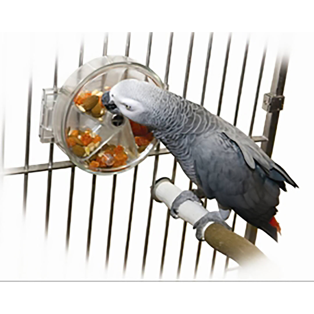 Caitec Featherland Paradise Foraging Wheel - Puzzle Treat Dispenser Bird Toy