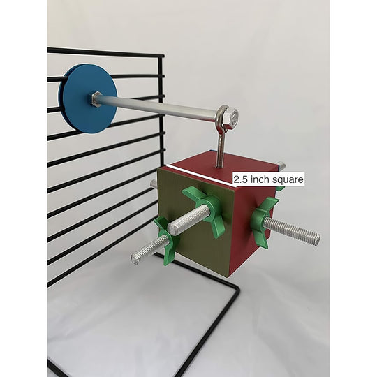 Busy Bird Busy Box Foraging Bird Toy - Interactive Treat Dispenser