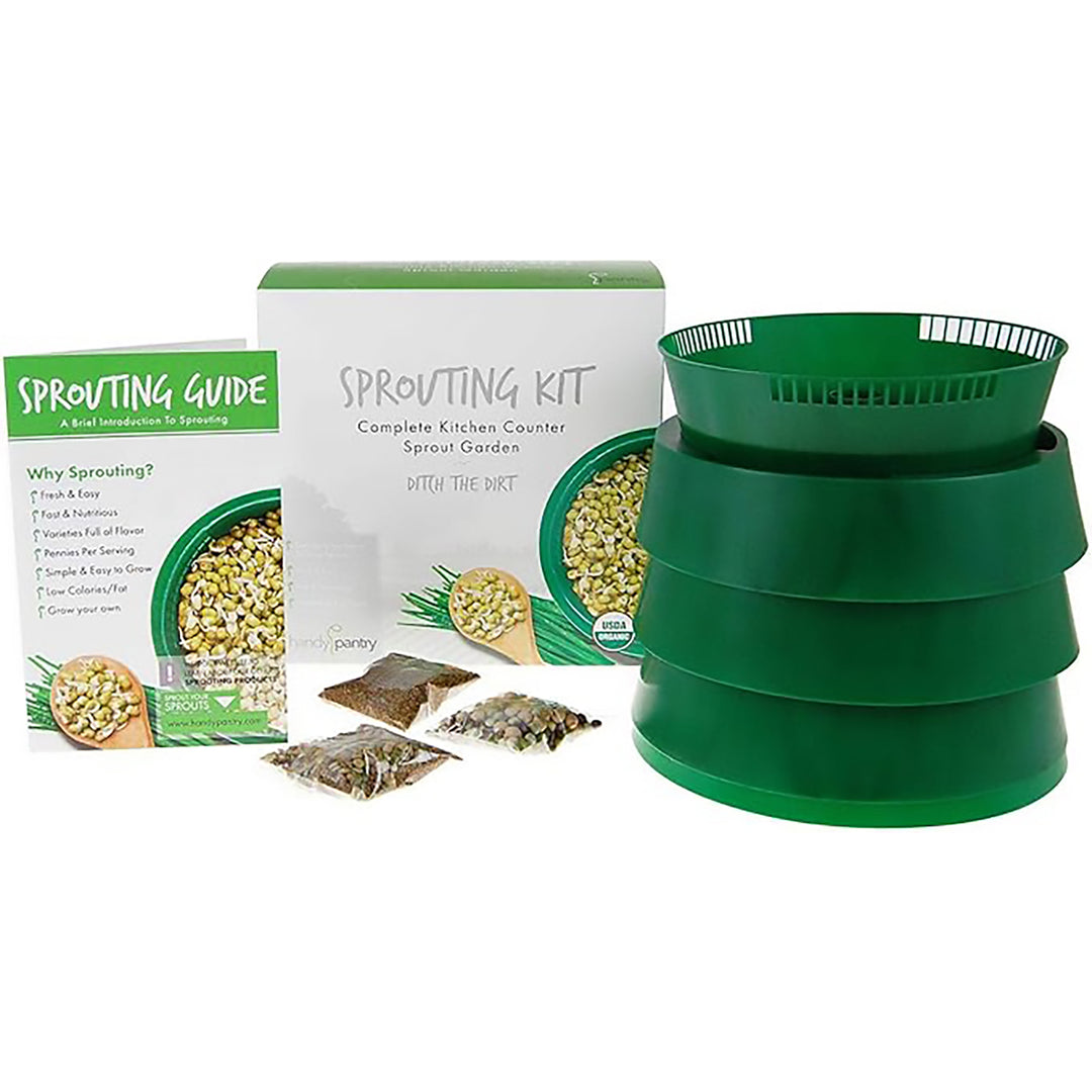 Handy Pantry Sprout Garden 3 Tray Stackable Seed Sprouter