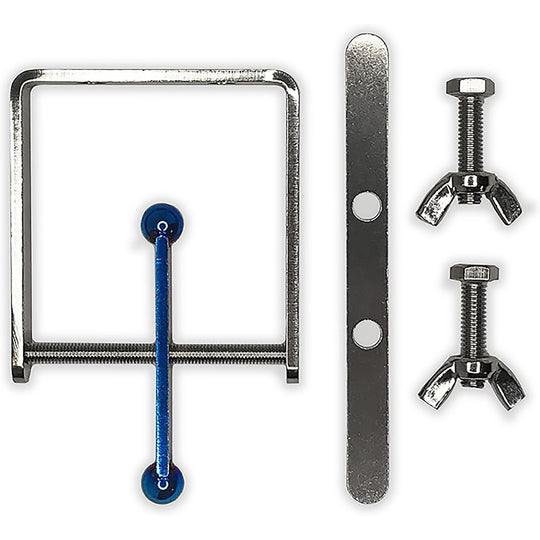 Busy Bird Busy Spinner Blue Flame Stainless Steel Spinner Bird Toy with Traveling Spinner - Durable Puzzle Enrichment Toy