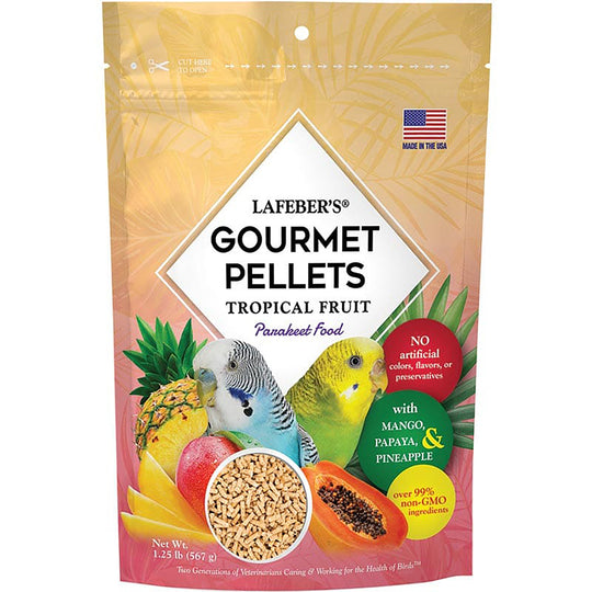 Lafeber's Tropical Fruit Gourmet Pellets for Parakeets - 1.25lb