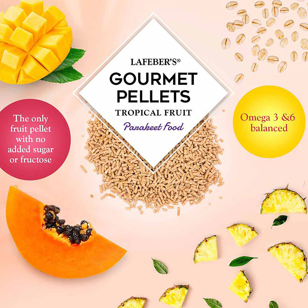 Lafeber's Tropical Fruit Gourmet Pellets for Parakeets - 1.25lb
