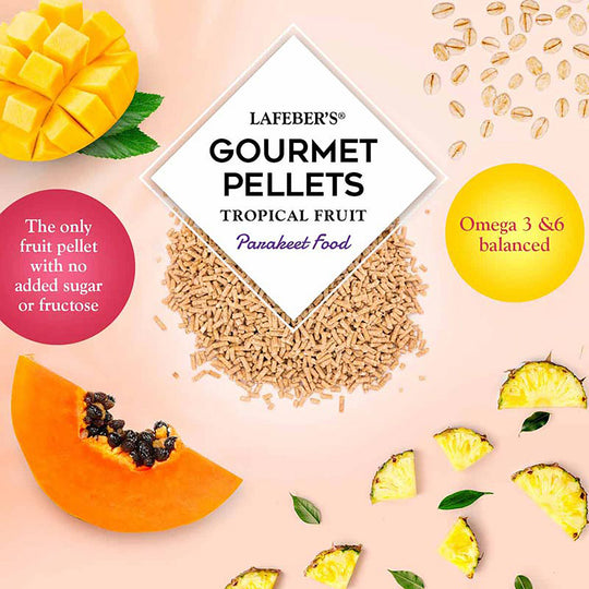 Lafeber's Tropical Fruit Gourmet Pellets for Parakeets - 1.25lb