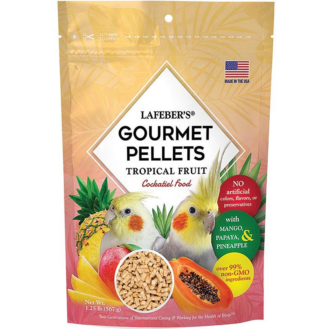 Lafeber's Tropical Fruit Gourmet Pellets for Cockatiels - 1.25lb