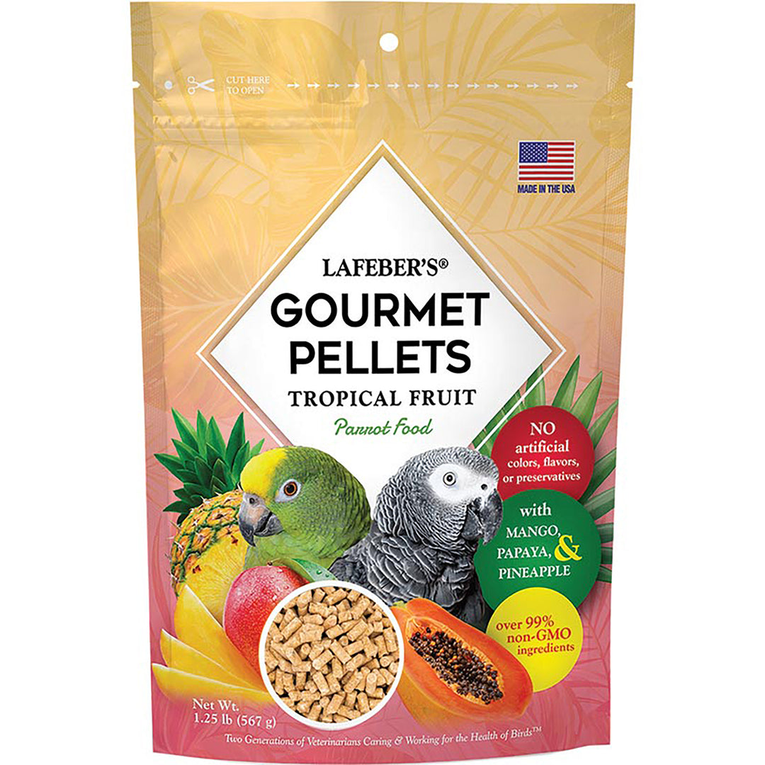 Lafeber's Tropical Fruit Gourmet Pellets for Parrots - 1.25lb