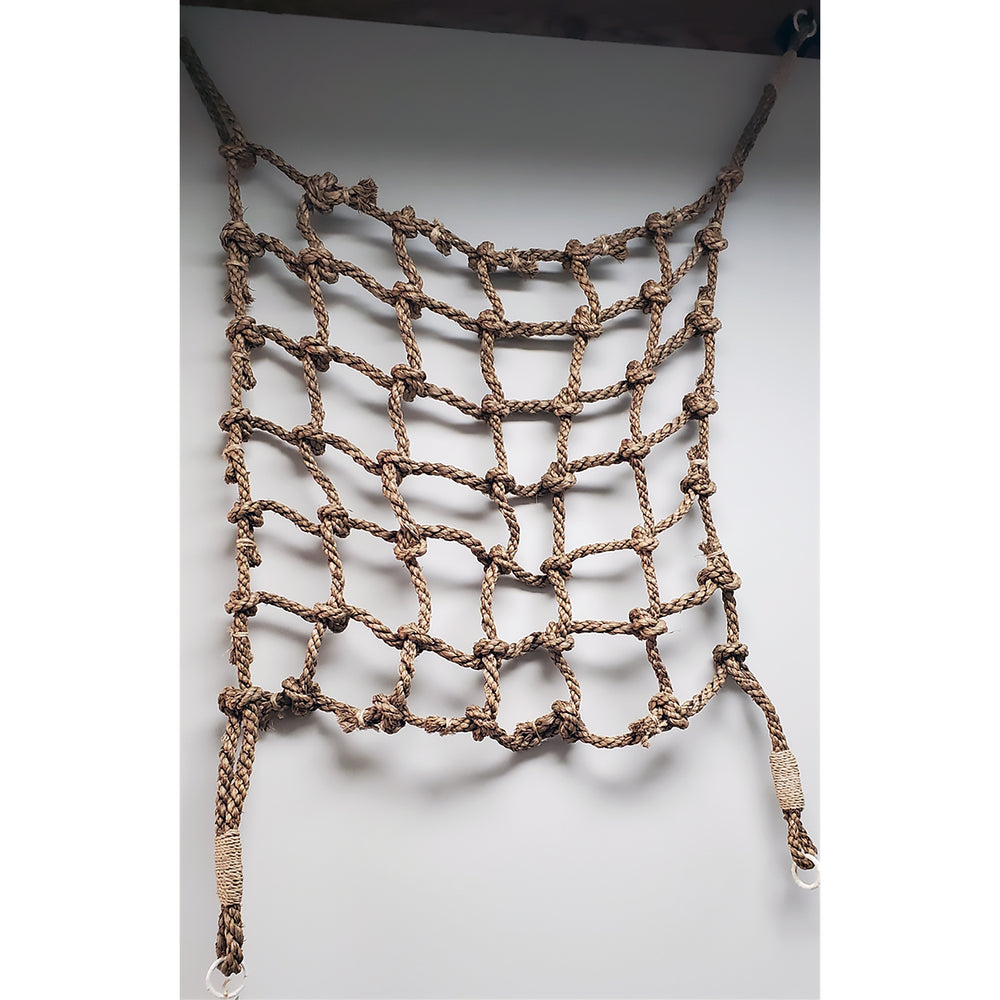 A&E Cage Company Aronico Canopy Medium Short - 3' x 3' - Bird Climbing Net ARO004