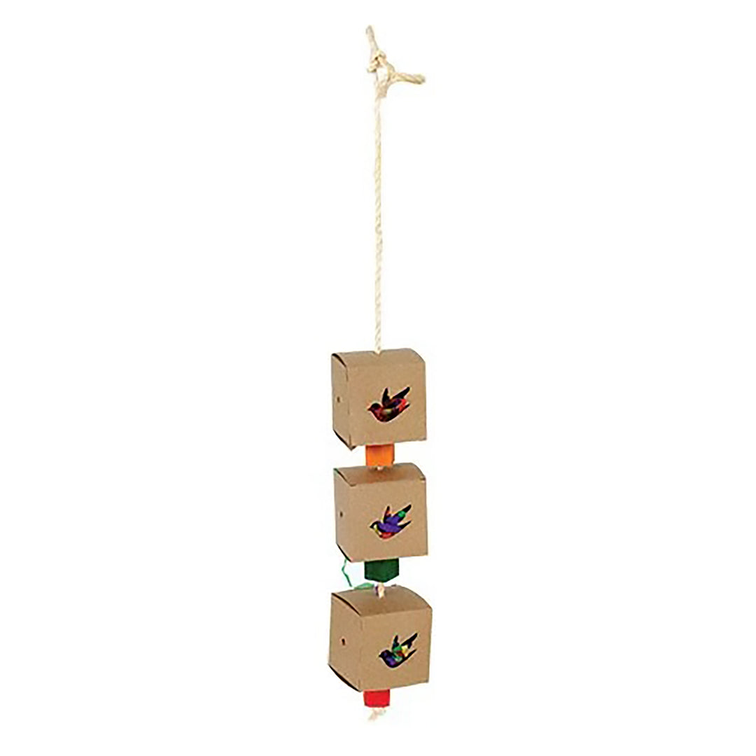 Caitec Featherland Paradise Triple Foraging Box Large - Puzzle Chew Bird Toy