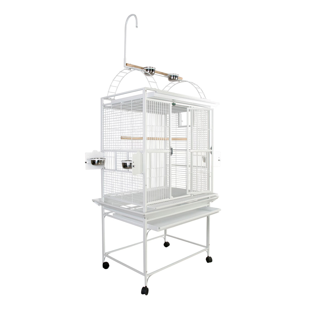 A&E Cage Company PlayTop Cage White - 32” x 23” - Bird Enclosure #8003223