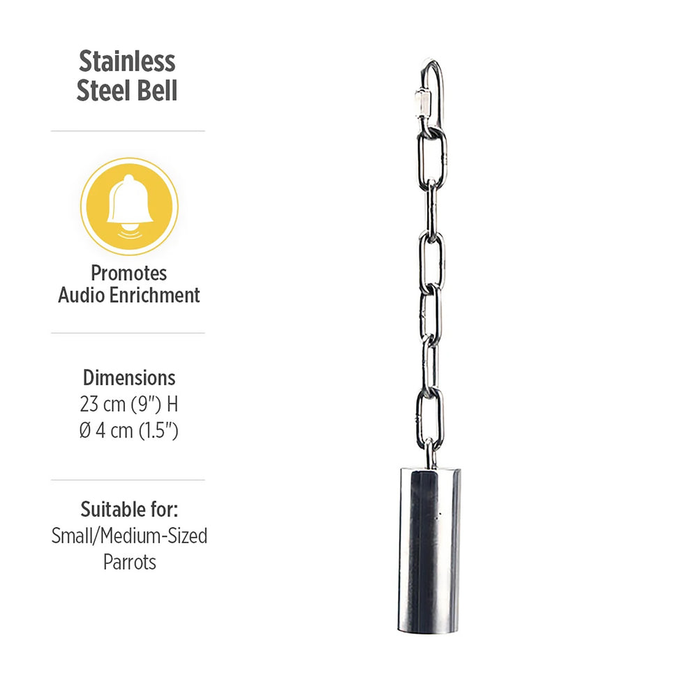 Hagen HARI Smart.Play Stainless Steel Bell - Foot Bird Toy