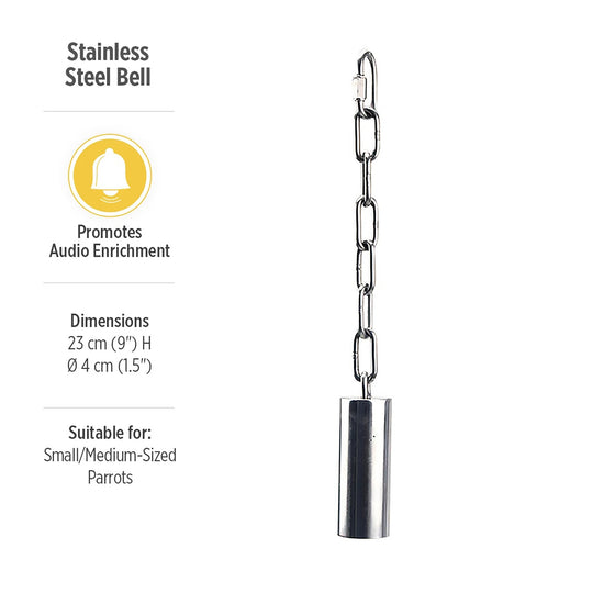 Hagen HARI Smart.Play Stainless Steel Bell - Foot Bird Toy