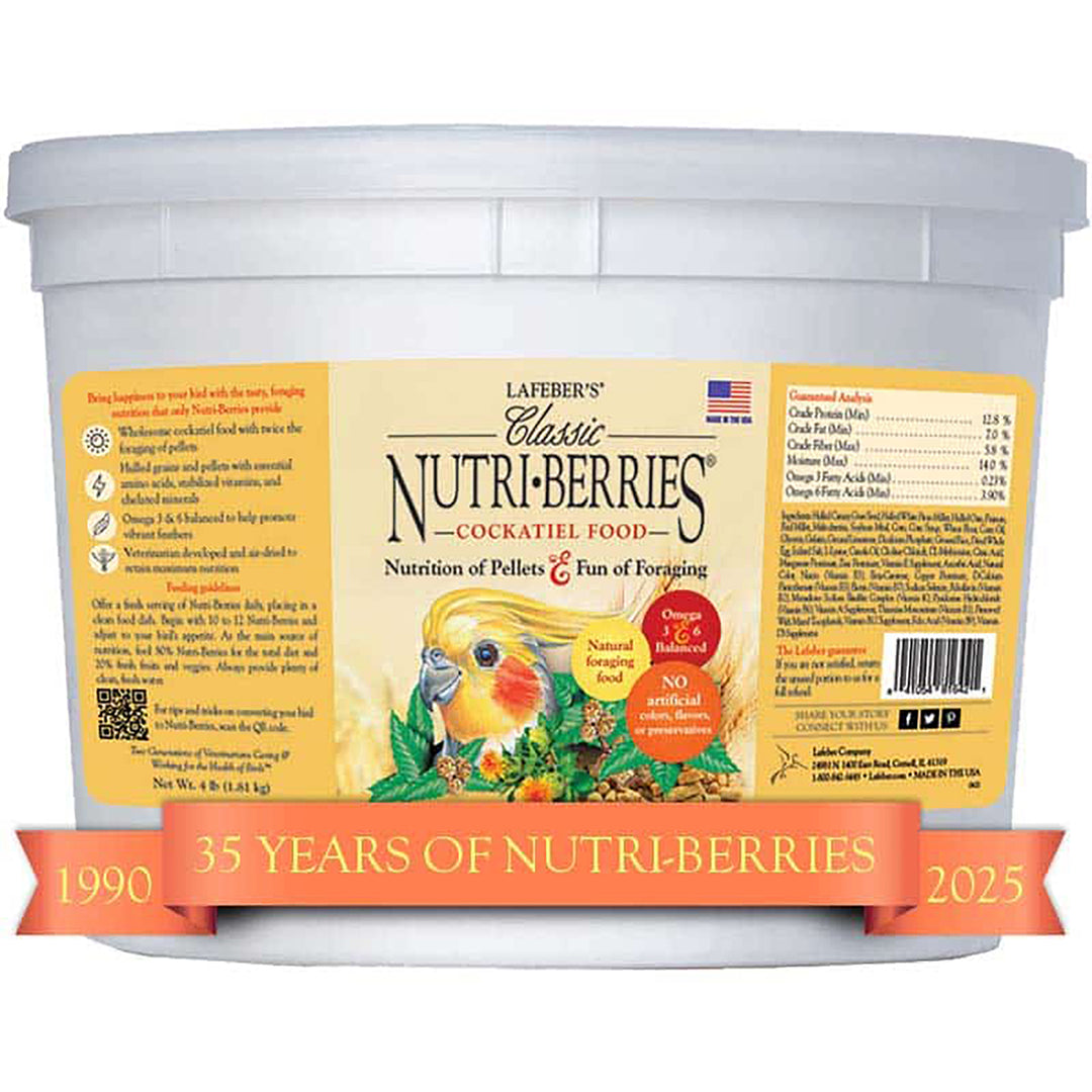 Lafeber's Classic Nutri-Berries for Cockatiels - 4lb