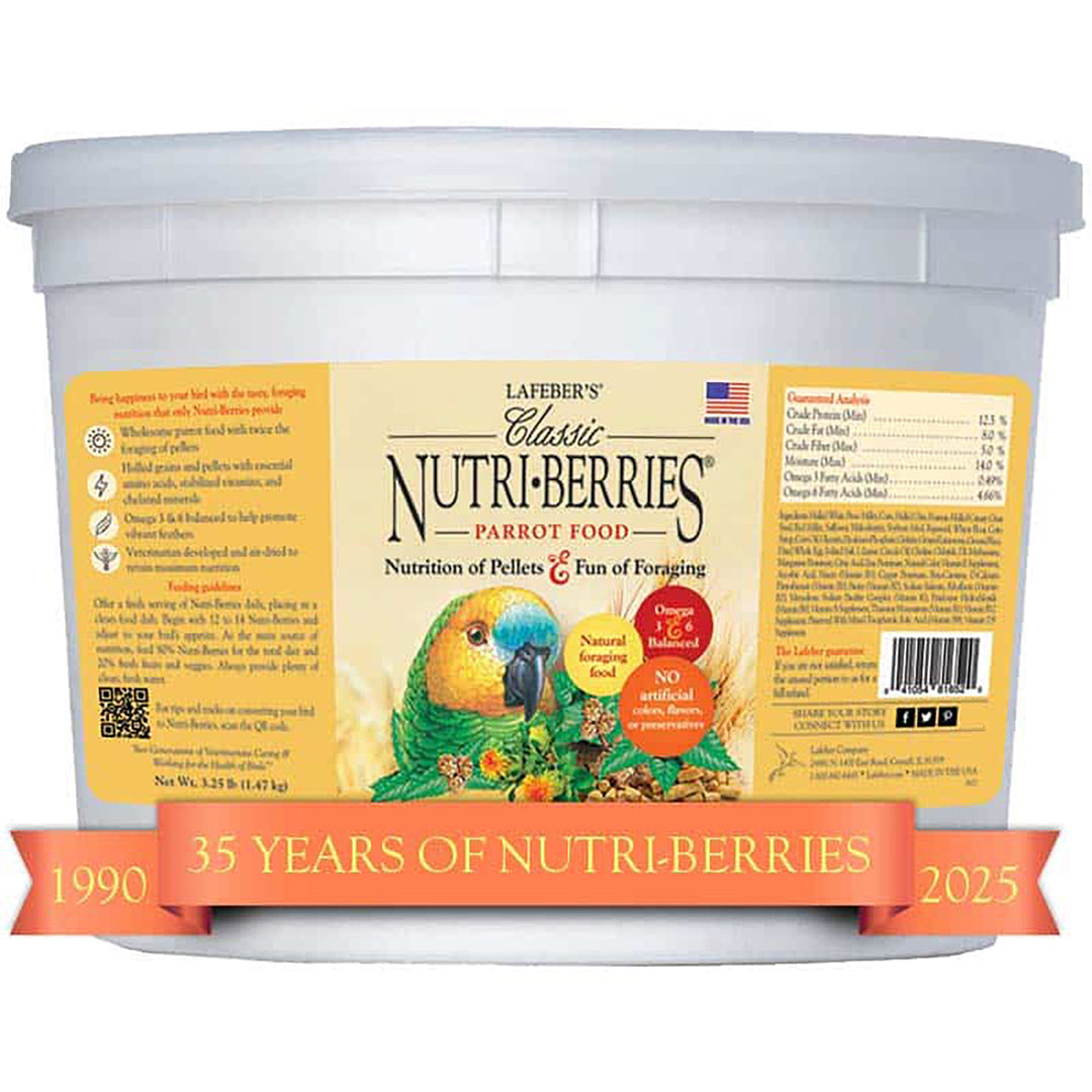 Lafeber's Classic Nutri-Berries for Parrots - 3.25lb