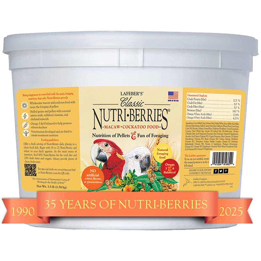 Lafeber's Classic Nutri-Berries for Macaws & Cockatoos - 3.5lb