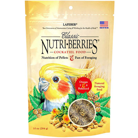 Lafeber's Classic Nutri-Berries for Cockatiels - 10oz