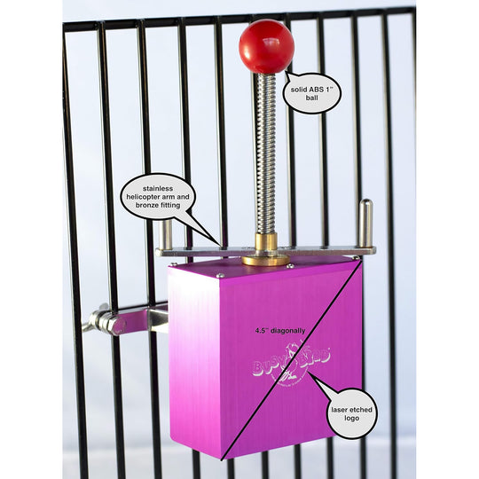 Busy Bird Ele-Waiter Foraging Bird Toy - Interactive Treat Dispenser