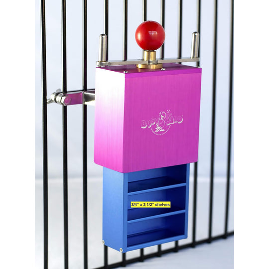 Busy Bird Ele-Waiter Foraging Bird Toy - Interactive Treat Dispenser